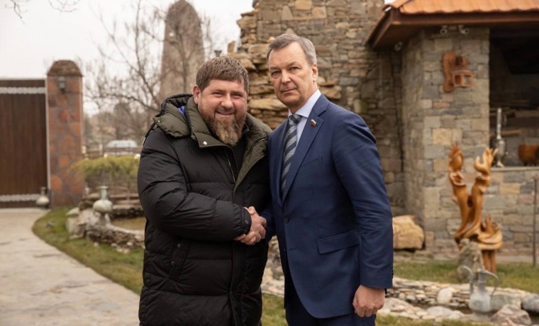 В Грозном Рамзан Кадыров встретился с Андреем Яцкиным