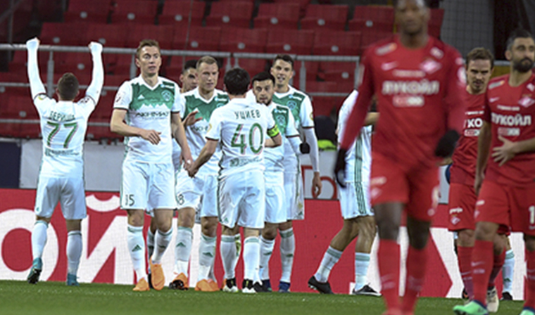 «Ахмат» обыграл «Спартак» в матче 27-го тура российской Премьер-Лиги