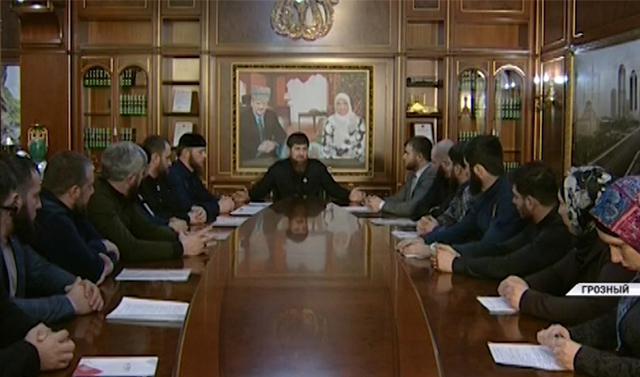 Рамзан Кадыров с лидерами молодежных организаций