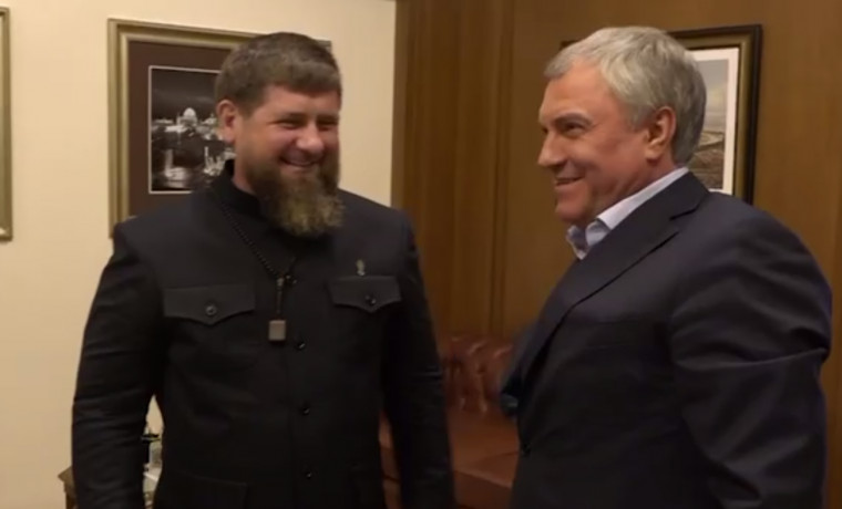 Рамзан Кадыров рассказал о рабочей встрече с Вячеславом Володиным