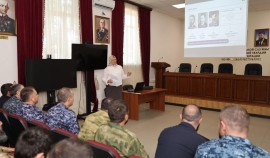 В Управлении Росгвардии по ЧР прошла просветительская лекция, приуроченная к 10-летию ведомства