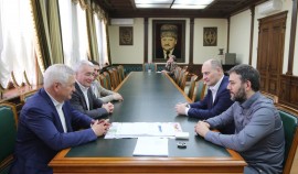 Рустам Шаптукаев провел рабочую встречу с делегацией из Республики Северная Осетия-Алания