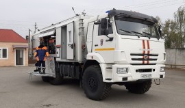 Автопарк Чеченского поисково-спасательного отряда пополнился новым автомобилем тяжелого класса