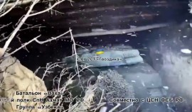 Бойцы батальона «Ваха» совместно с другими подразделениями уничтожили САУ «Гвоздика» ВСУ