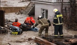 Спасатели из Чеченской Республики помогают ликвидировать последствия непогоды в Дагестане