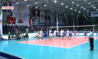 В спорткомплексе «Олимпийск» прошла игра в рамках 18 тура чемпионата России по волейболу