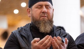 Рамзан Кадыров совершил религиозный обряд в память о своем отце