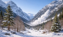 С 30 марта по 2 апреля в горах ЧР сохраняется повышенная лавинная опасность