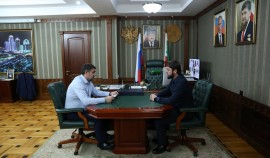 Муслим Зайпуллаев встретился с главой администрации Надтеречного района