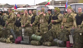 Для участия в спецоперации в Донбассе из Грозного отправилось еще 300 добровольцев