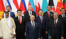 Владимир Путин принимает участие в саммите СВМДА