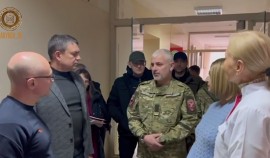 Делегация под председательством Сергея Кириенко побывала в одном из госпиталей «АХМАТ» в Луганске