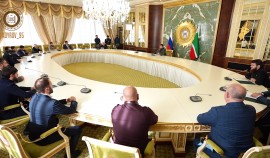 Рамзан Кадыров встретился с руководством и сотрудниками министерства сельского хозяйства ЧР