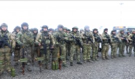 Порядка 300 бойцов ОМОНа «АХМАТ-1» отправились в зону проведения СВО из Грозного