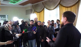 Рамзан Кадыров дал краткое интервью федеральным и региональным СМИ