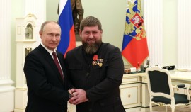 Владимир Путин вручил Рамзану Кадырову орден Александра Невского