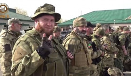 Из Грозного для участия в спецоперации на Украине отправилась еще одна группа добровольцев