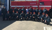 В Чечне наградили двух жителей поселка Ойсхара за помощь в ликвидации пожара