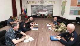 Командующий Северо-Кавказским округом Росгвардии совершил рабочую поездку в Чеченскую Республику