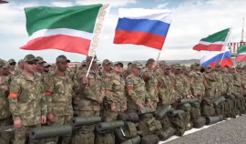 Очередная группа добровольцев отправилась в зону проведения спецоперации