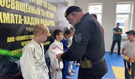 Росгвардейцы приняли участие в турнире по дзюдо в честь Ахмата-Хаджи Кадырова