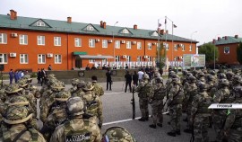 Рамзан Кадыров посетил базу полка полиции им. Героя России Ахмата-Хаджи Кадырова