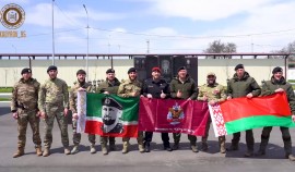 Чеченскую Республику посетила делегация ОМОНа из Беларуси