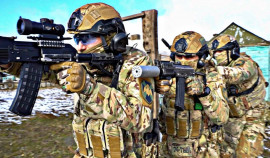 Росгвардия в ходе учений ликвидировала условную бандгруппу в Грозном