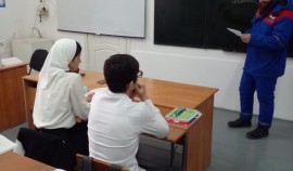 Энергетики АО «Чеченэнерго» провели урок электробезопасности со школьниками Шелковского района