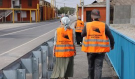 В Чеченской Республике общественники побывали на мосту через реку Джалка