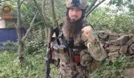 Бойцы Замида Чалаева продолжают гнать бандеровцев и националистов через леса ЛНР