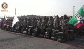 Очередная группа добровольцев из ЧР отправилась в зону проведения СВО