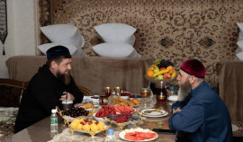 Рамзан Кадыров побывал в гостях у Муфтия ЧР Салаха-Хаджи Межиева