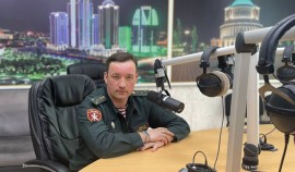 Чеченский росгвардеец выступил в эфире радиорубрики, посвящённой Дню Росгвардии