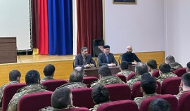 В Урус-Мартановском полку Росгвардии прошел тематический круглый стол| грозный, чгтрк