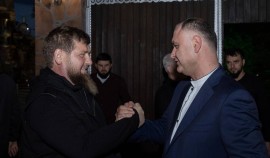 Алан Гаглоев почтил память Первого Президента ЧР, Героя России Ахмата-Хаджи Кадырова