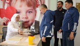 В Грозном прошла донорская акция ко Дню российского студенчества
