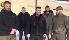 Денис Пушилин прибыл в Чеченскую Республику с рабочим визитом