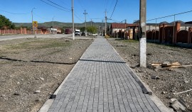 В Серноводске приступили к комплексному благоустройству пешеходной зоны на улице Гагарина