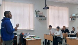 Активист «Молодой Гвардии Единой России» провёл открытый урок для школьников