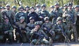 Айшат, Ахмат, Эли и Адам Кадыровы побывали на передовых позициях в зоне СВО