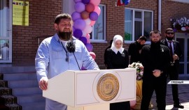 Рамзан Кадыров принял участие в церемонии открытия детского сада в Грозном