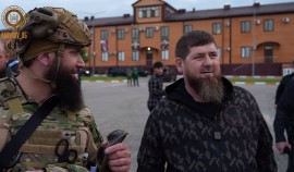 Рамзан Кадыров посетил базу специализированного учебно-тренировочного центра СОБР «АХМАТ»
