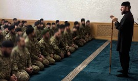 На территории воинской части Росгвардии в Грозном состоялось открытие мечети| грозный, чгтрк