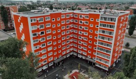 В Грозном завершился капитальный ремонт многоквартирного дома, пострадавшего при крупном пожаре