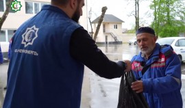 В Урус-Мартановских районных электрических сетях прошел обряд жертвоприношения