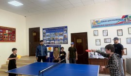 В Шаройском районе прошел турнир по настольному теннису| грозный, чгтрк