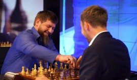 Рамзан Кадыров посетил Республиканский турнир по шахматам на территории ЧГТРК «Грозный»