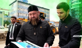 Рамзан Кадыров проверил ход работ на улице имени Сайпуддина Лорсанова