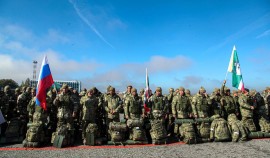 В зону СВО из Грозного отправилась очередная группа добровольцев